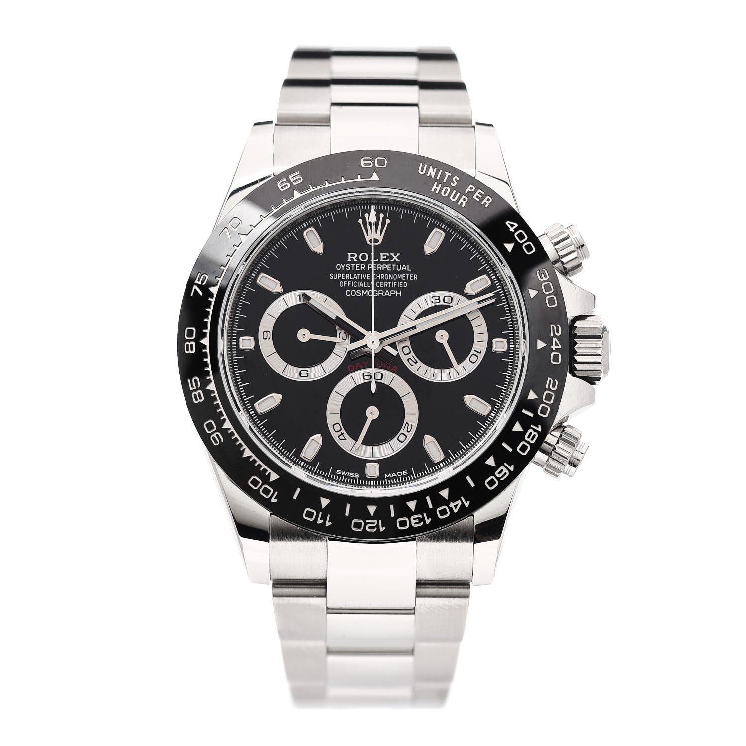 Rolex Stainless Steel 40mm Oyster Perpetual Cosmograph Daytona Watch Black 116500LN 1 of 6