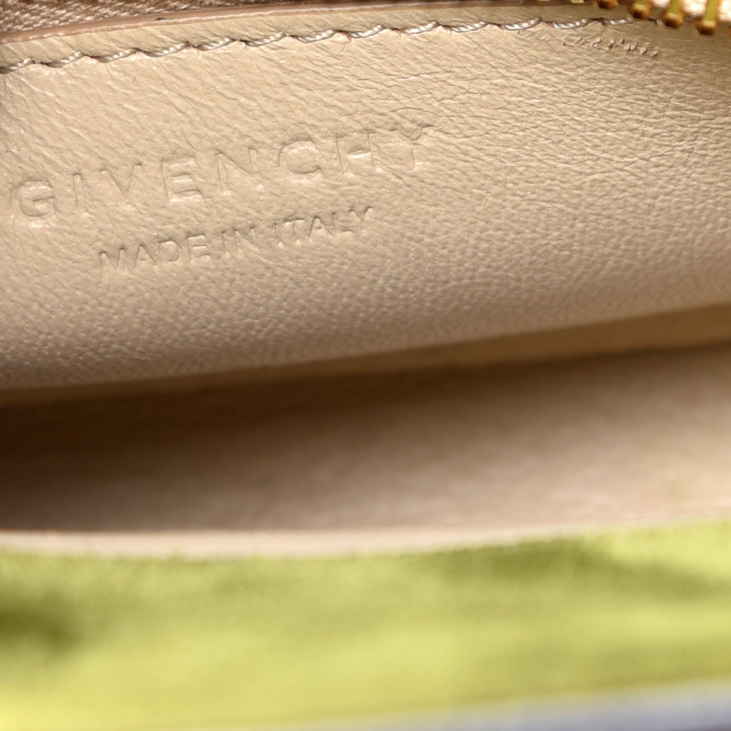 Givenchy Suede Calfskin Mini Horizon Satchel Olive 7 of 9