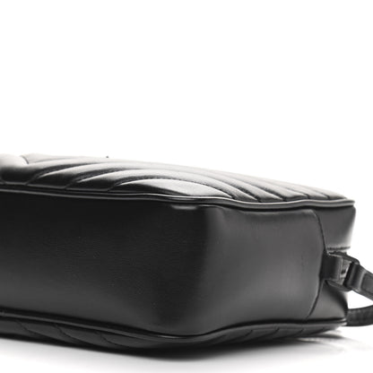 Saint Laurent Calfskin Matelasse Monogram Lou Camera Bag Black 10 of 10