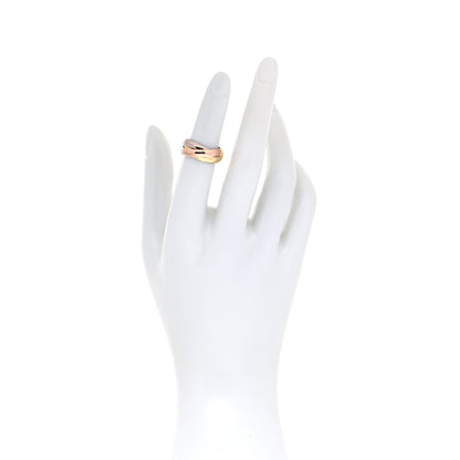 Cartier 18K Pink Yellow White Gold Classic Trinity Ring 49 5 2 of 6