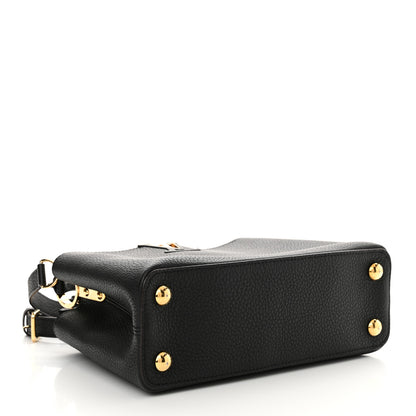 Louis Vuitton Taurillon Capucines BB Black 4 of 10