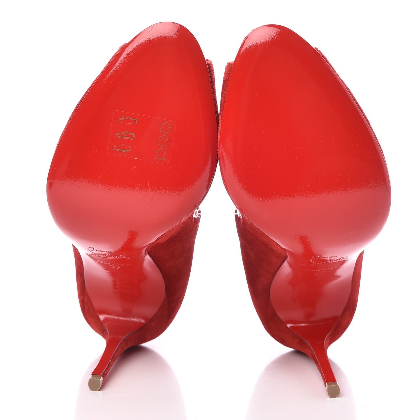 Veau Velours Pijonina 100 Booties 37 Rougissime