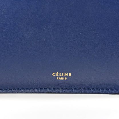 Celine Smooth Calfskin Tie Knot Companion Pouch Dark Indigo 6 of 14