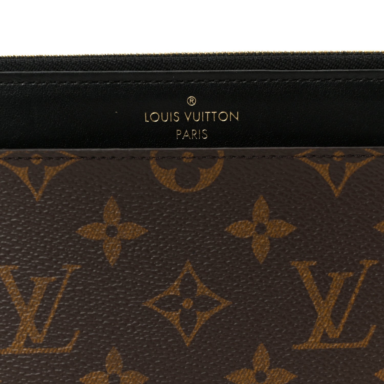 Louis Vuitton Monogram Slim Purse Black 8 of 9