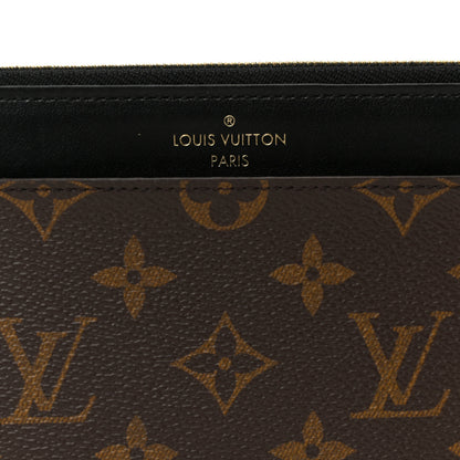 Louis Vuitton Monogram Slim Purse Black 8 of 9