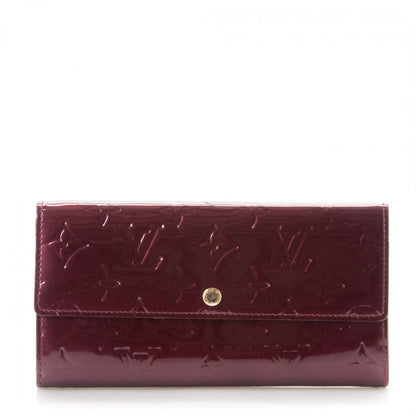 Louis Vuitton Vernis Sarah Wallet Rouge Fauviste 1 of 8