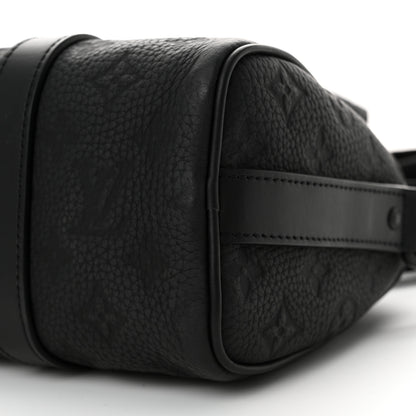 Louis Vuitton Monogram Taurillon Keepall Bandouliere 25 Black 9 of 10