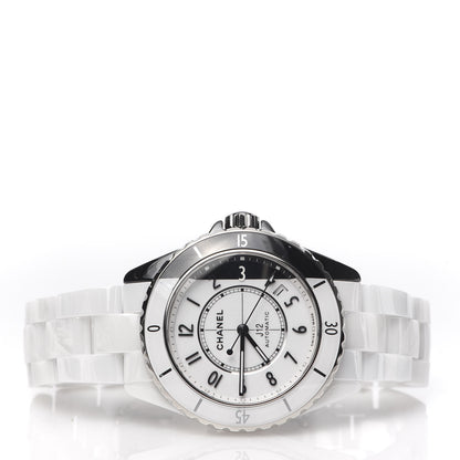 Chanel Stainless Steel Ceramic 38mm J12 Paradoxe Automatic Watch White 3 of 7