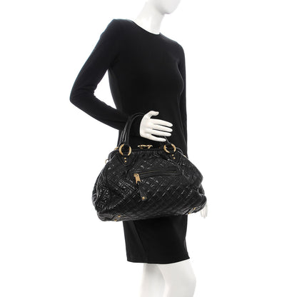 Marc Jacobs Calfskin Quilted Stam Black 3 of 9