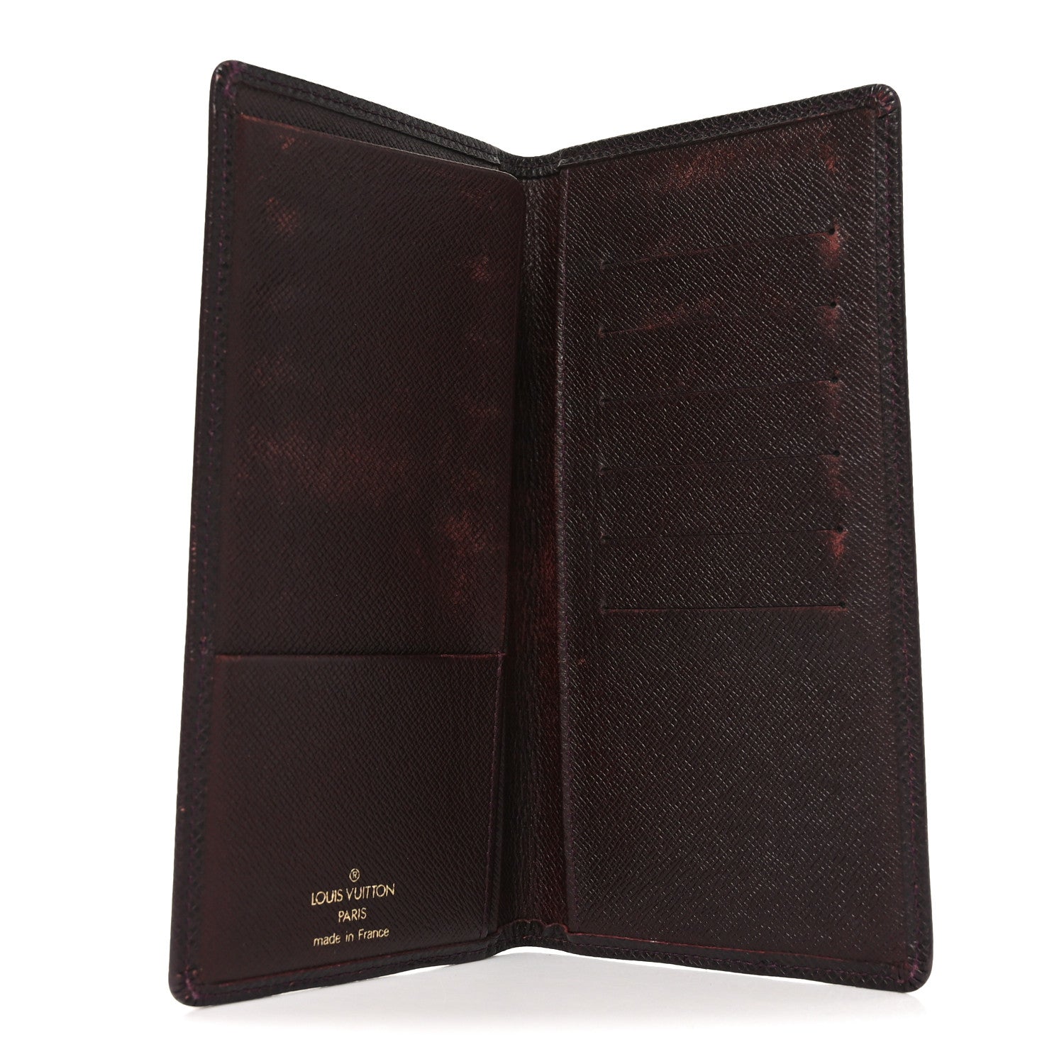 Louis Vuitton Taiga Porte Valeurs Organizer Wallet Acajou 5 of 8