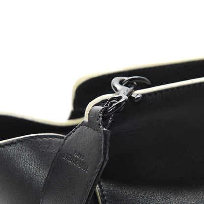 Saint Laurent Calfskin Small Monogram Downtown Cabas Black White 17 of 17