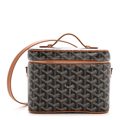 Goyard Goyardine Muse Vanity Case Black Gold 1 of 11