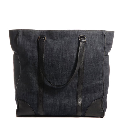 Prada Denim Shopping Tote Blue 1 of 10