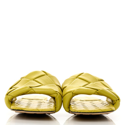 Bottega Veneta Nappa Maxi Intrecciato Lido Flat Sandals 36 Acid 2 of 7