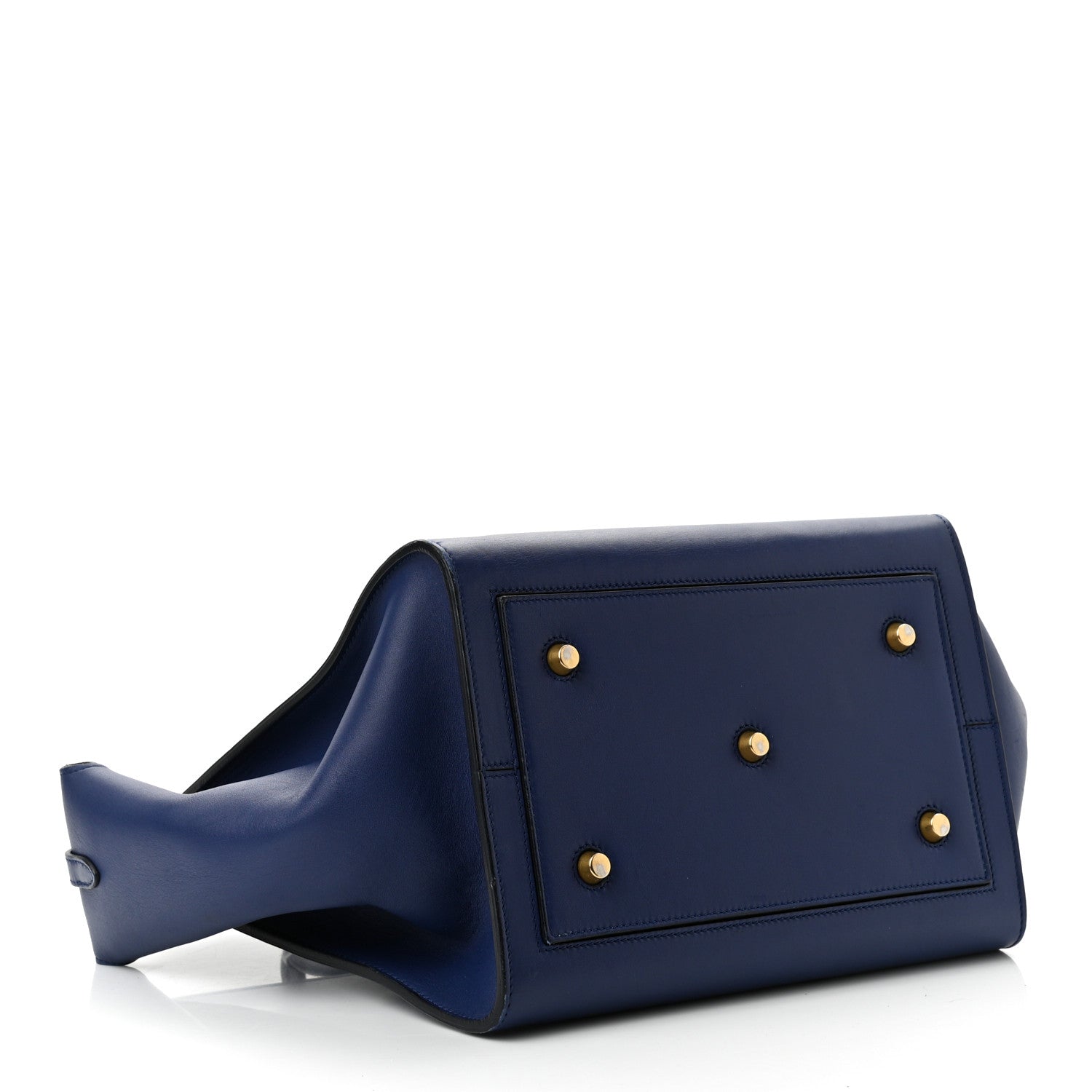 Celine Smooth Calfskin Small Tie Knot Tote Dark Indigo 4 of 10