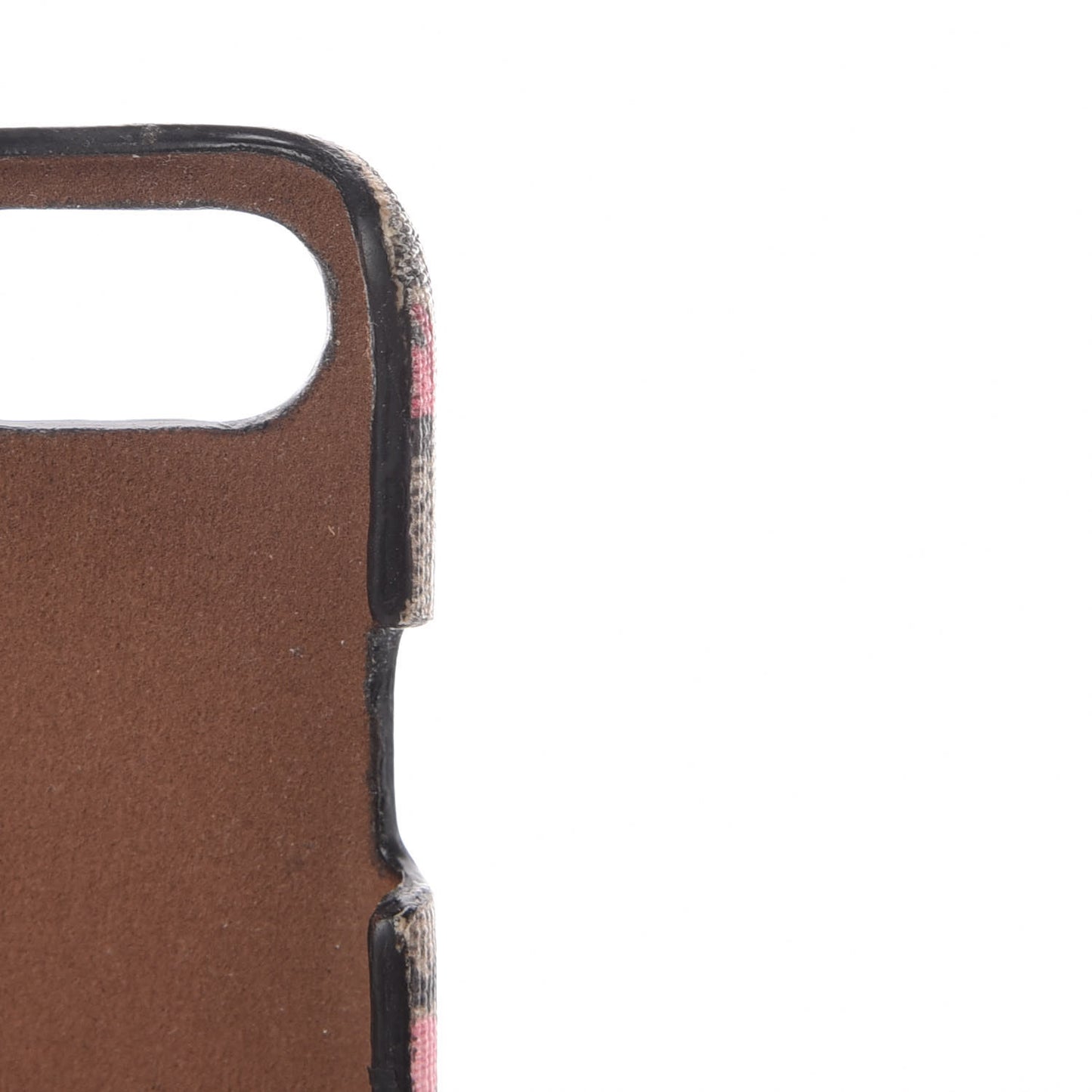 GG Supreme Monogram Bengal Print iPhone 7 Case Beige Pink