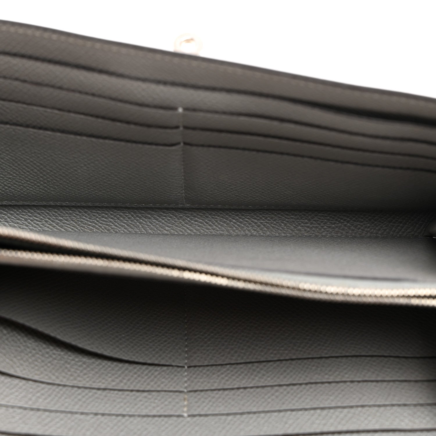Hermes Epsom Kelly Longue Wallet Gris Mouette 5 of 7