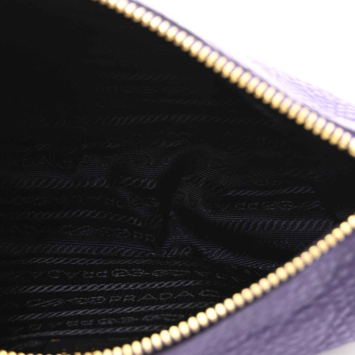 Vitello Daino Pochette Bag Viola