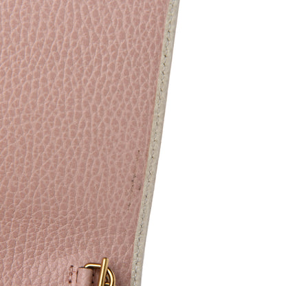 Gucci Calfskin GG Marmont Bow Chain Wallet White 9 of 11