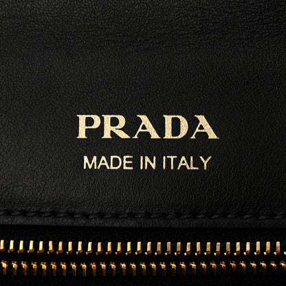 Prada City Calf Ribbon Bag Black Marmo Bianco 6 of 10