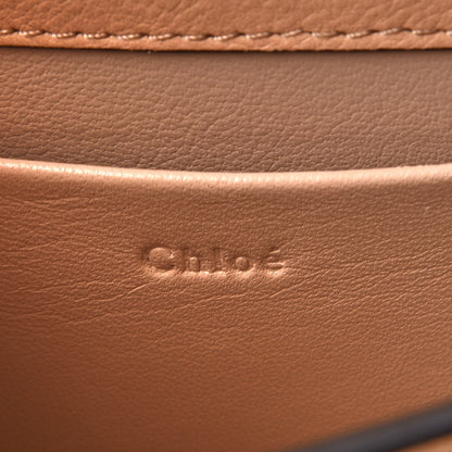 Chloe Suede Calfskin Constellation Studded Small Nile Bracelet Minaudiere Bag Blush Nude 6 of 10