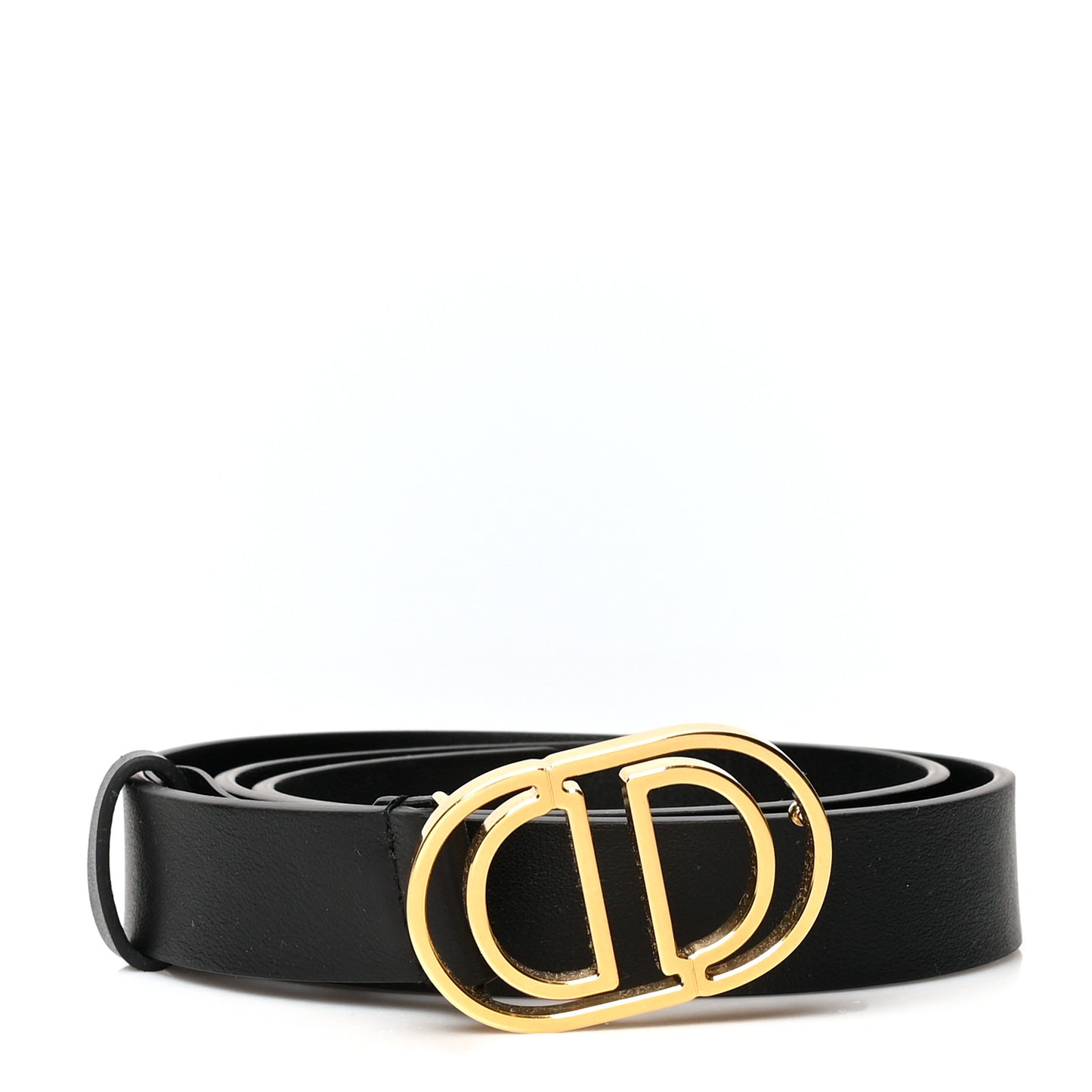 Calfskin CD Belt 70 Black