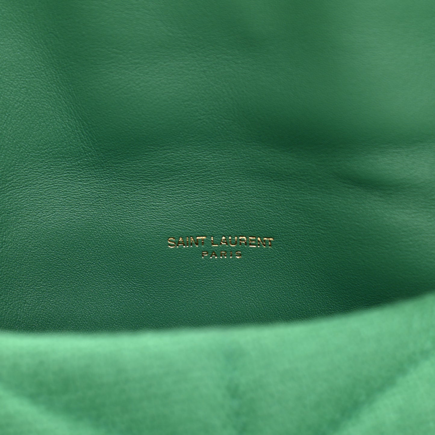 Canvas Quilted Toy Loulou Puffer Monogram Chain Satchel Basil
