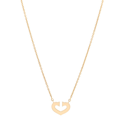 Cartier 18K Yellow Gold Medium Hearts and Symbols Necklace 1 of 4