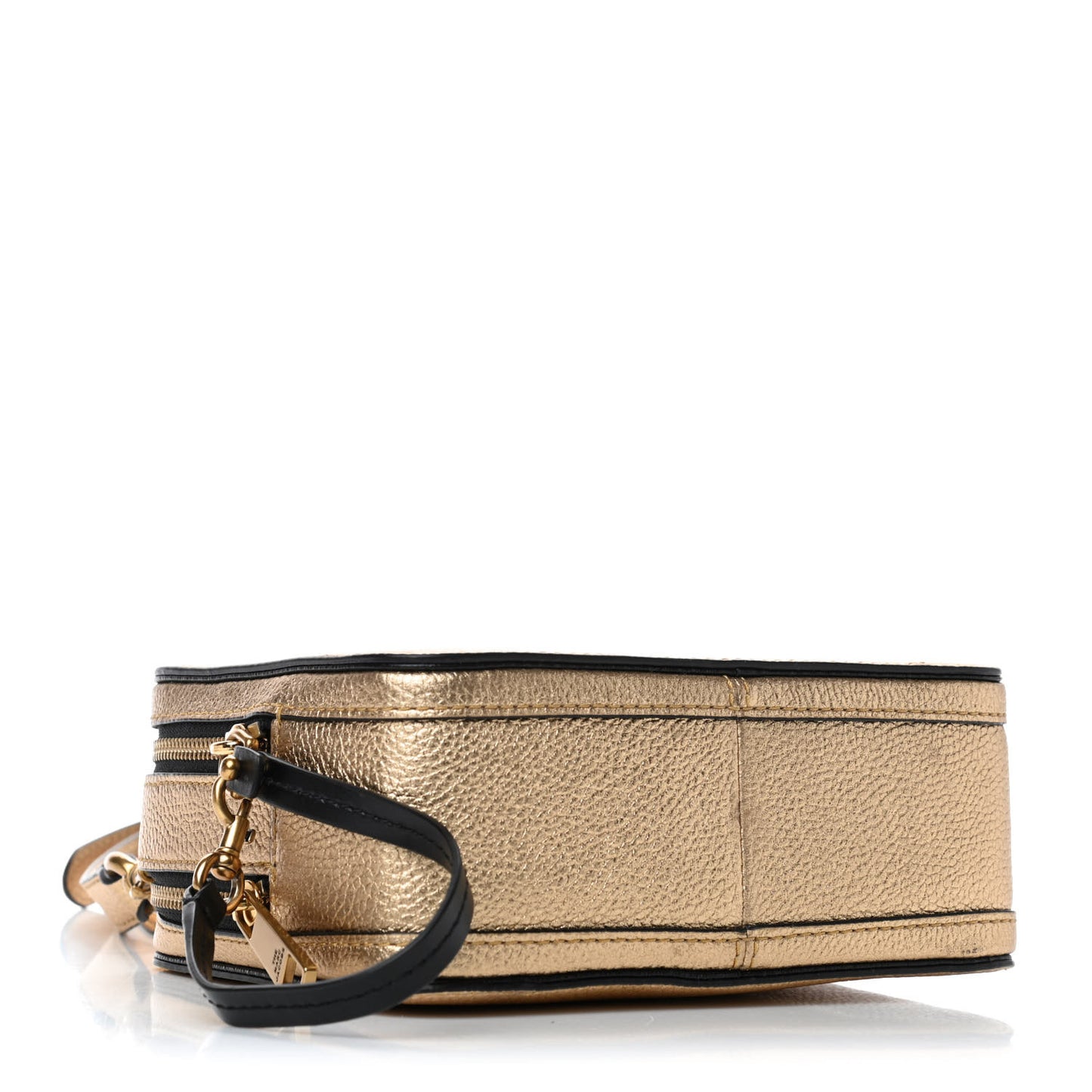 Metallic Calfskin The Box 20 Crossbody Gold