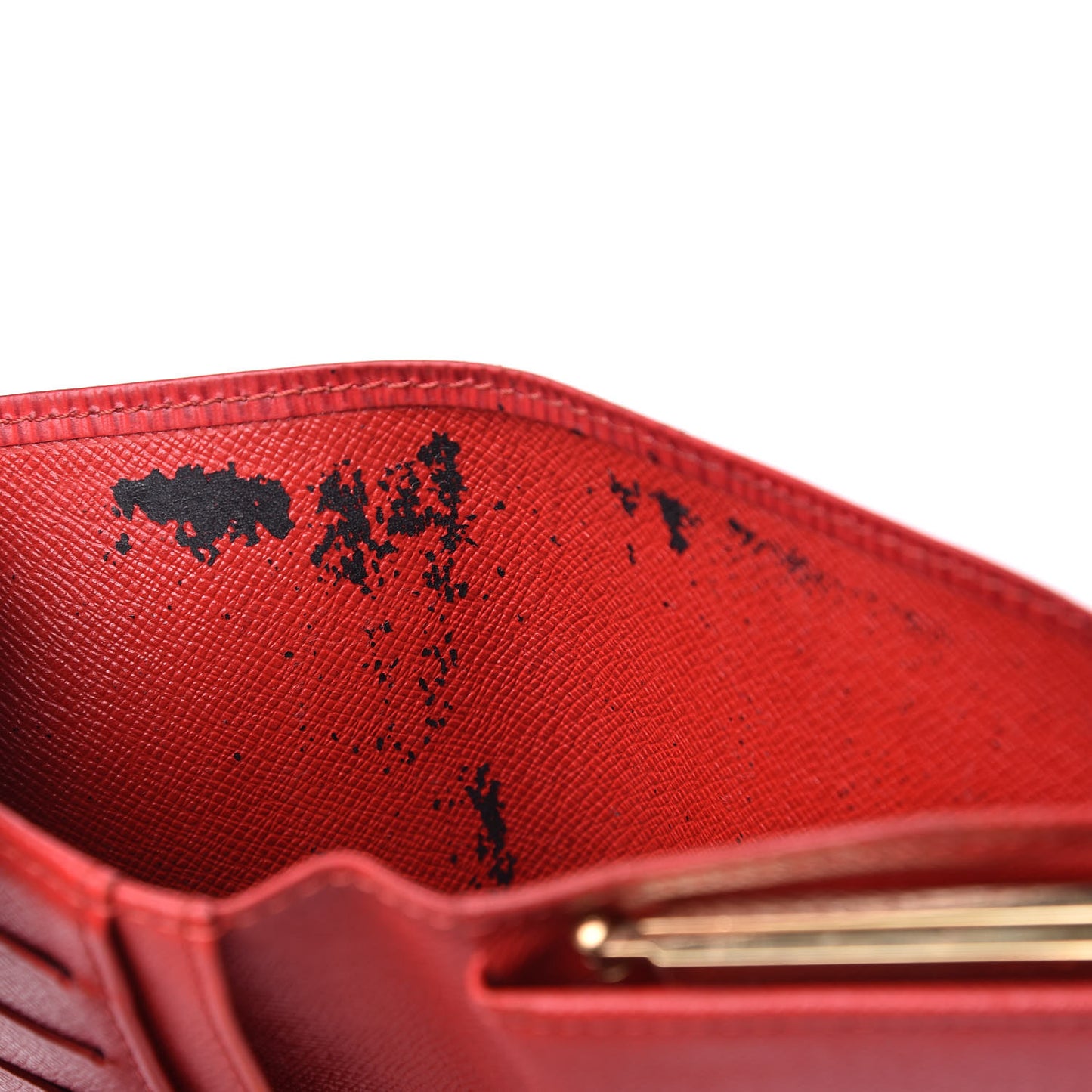 Epi French Purse Wallet Castillan Red