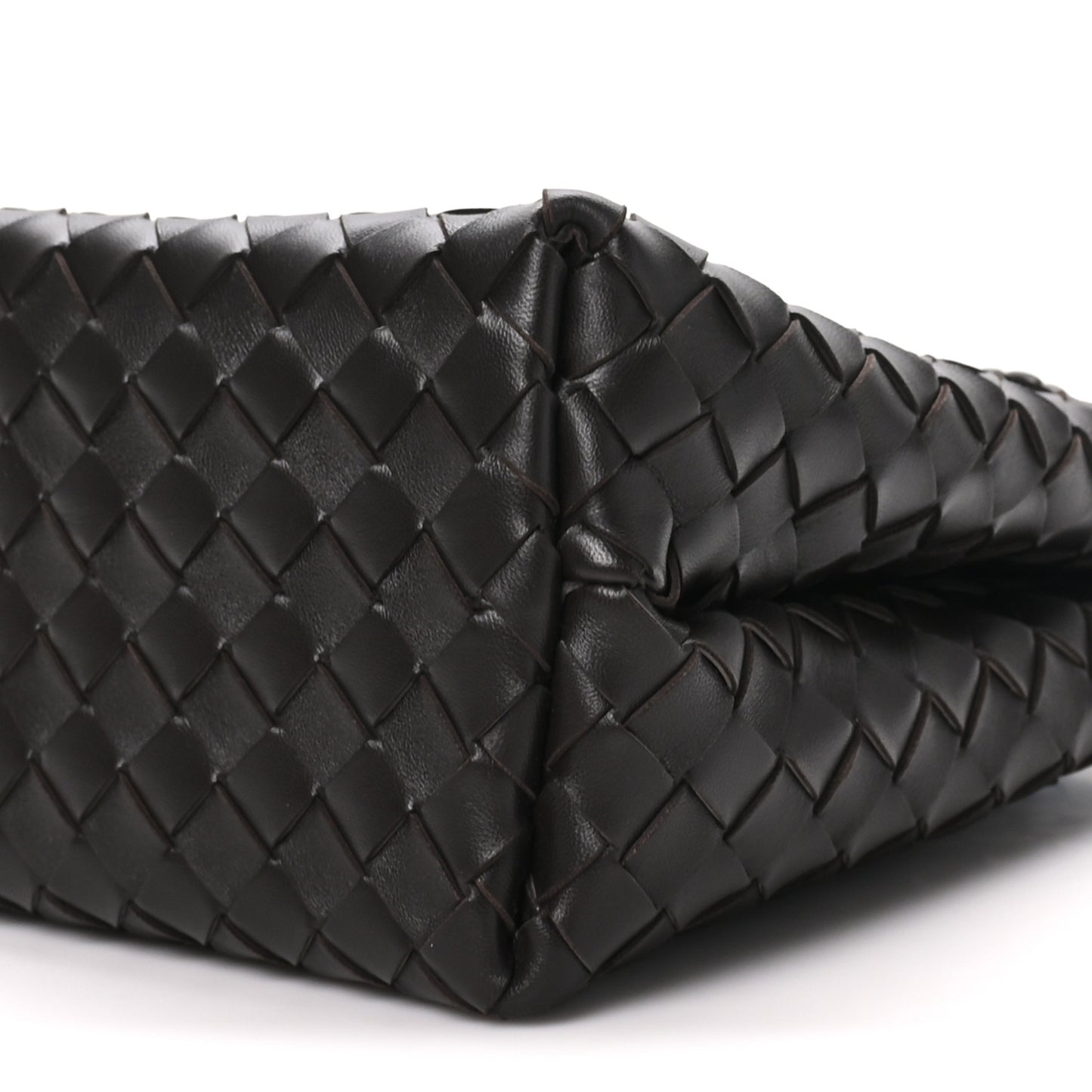 Nappa Intrecciato Medium Andiamo Shoulder Bag Fondant