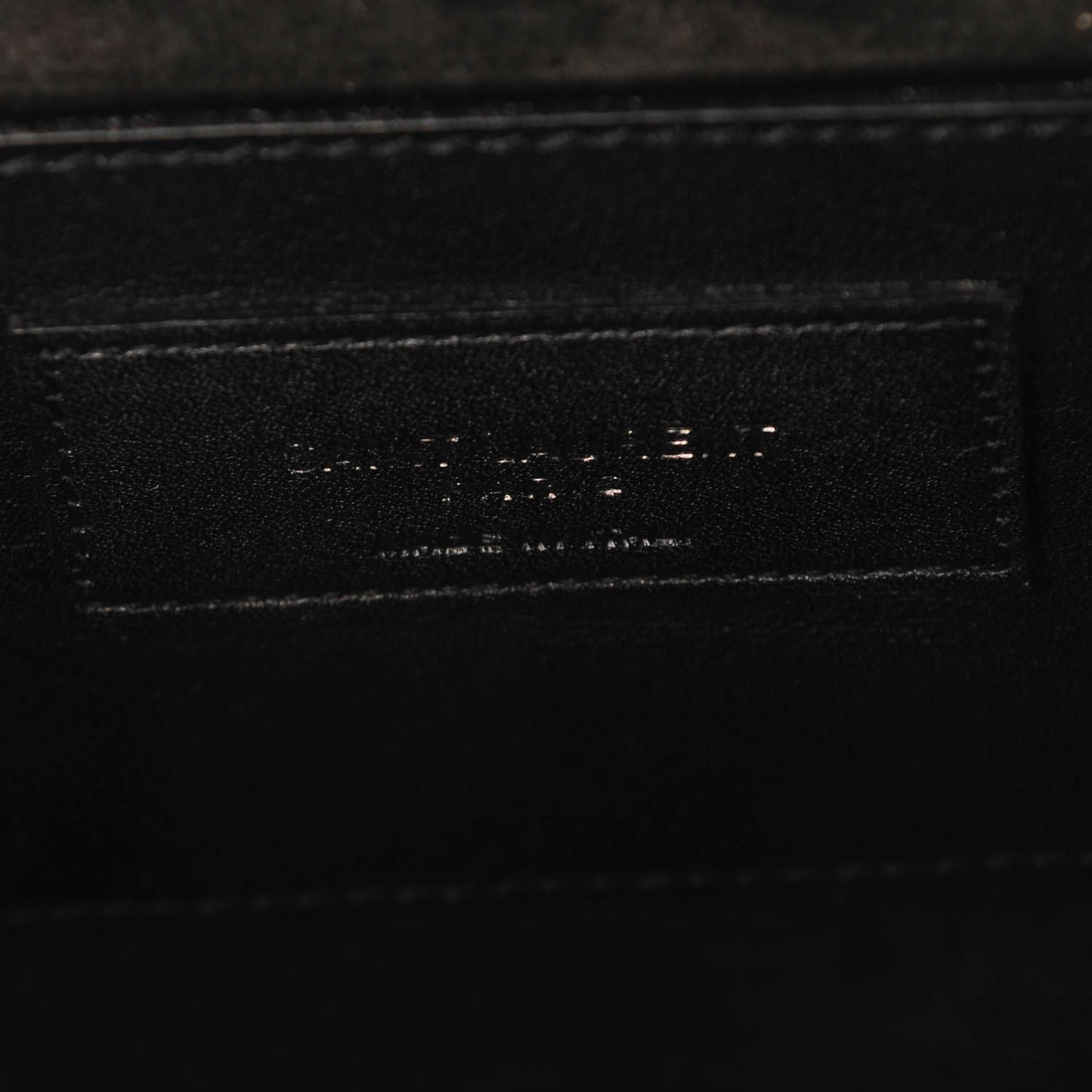 Calfskin Embellished Medium Monogram Kate Satchel Black