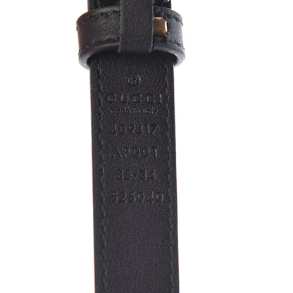 Gucci Calfskin Double G 20mm Belt 85 34 Black 4 of 10