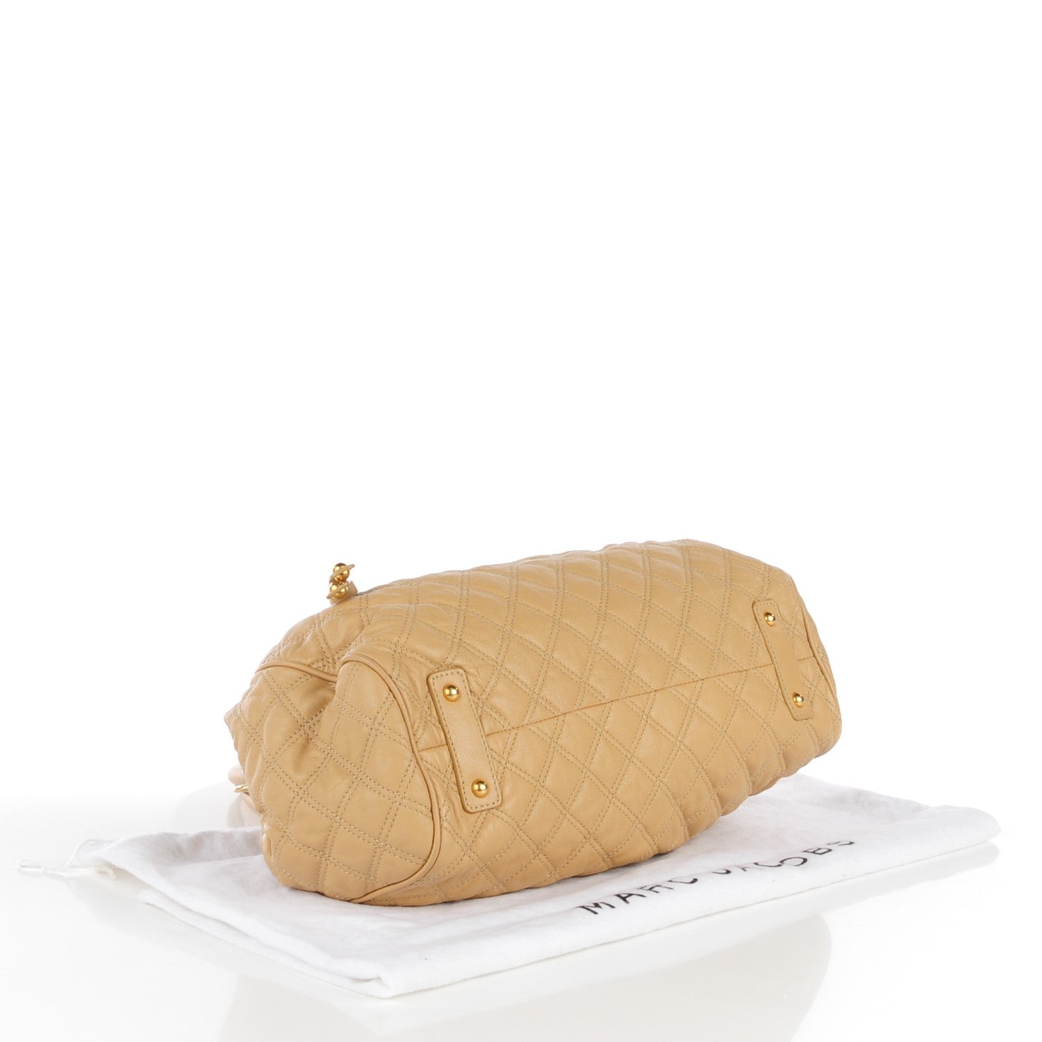 Marc Jacobs Calfskin Quilted Stam Camel 4 of 9