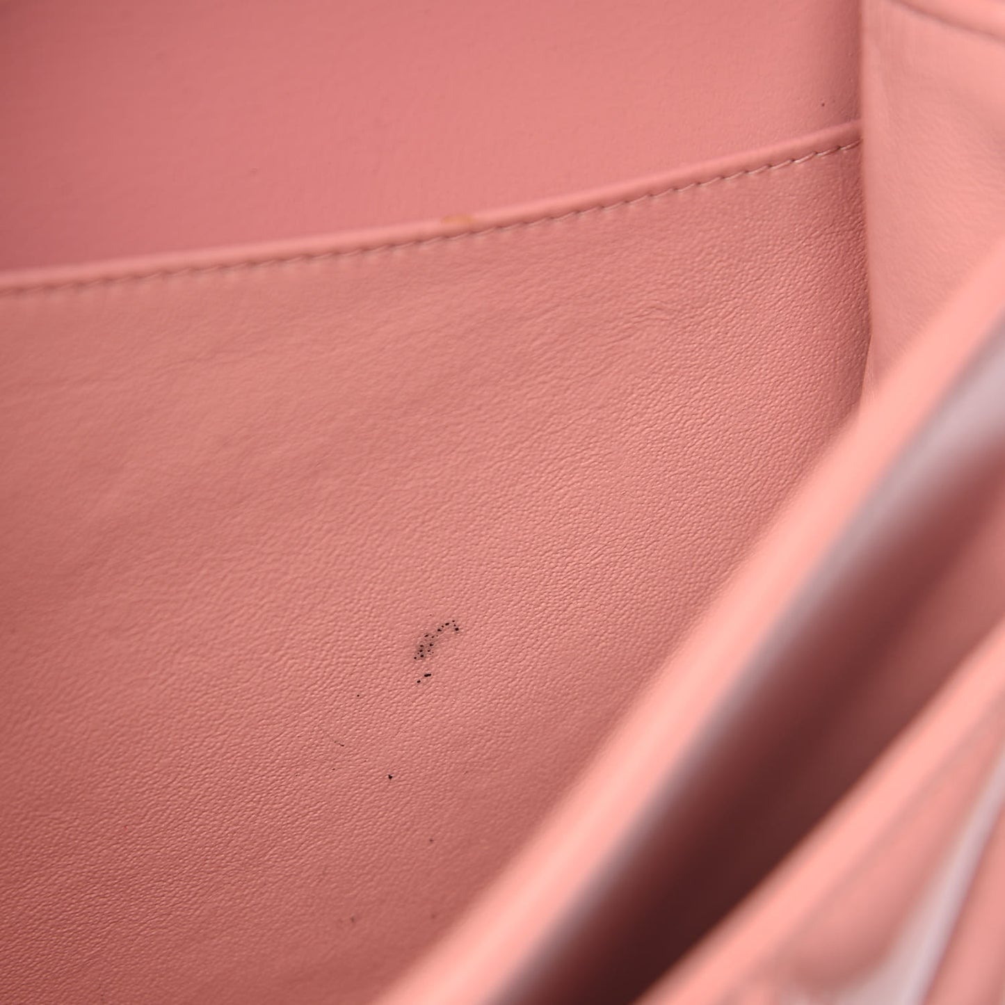 Patent Quilted Jumbo Double Flap Pink