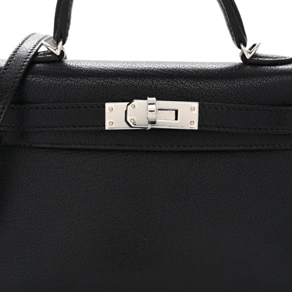 Hermes Chevre Chamkila Mini Kelly Sellier 20 Black 7 of 11
