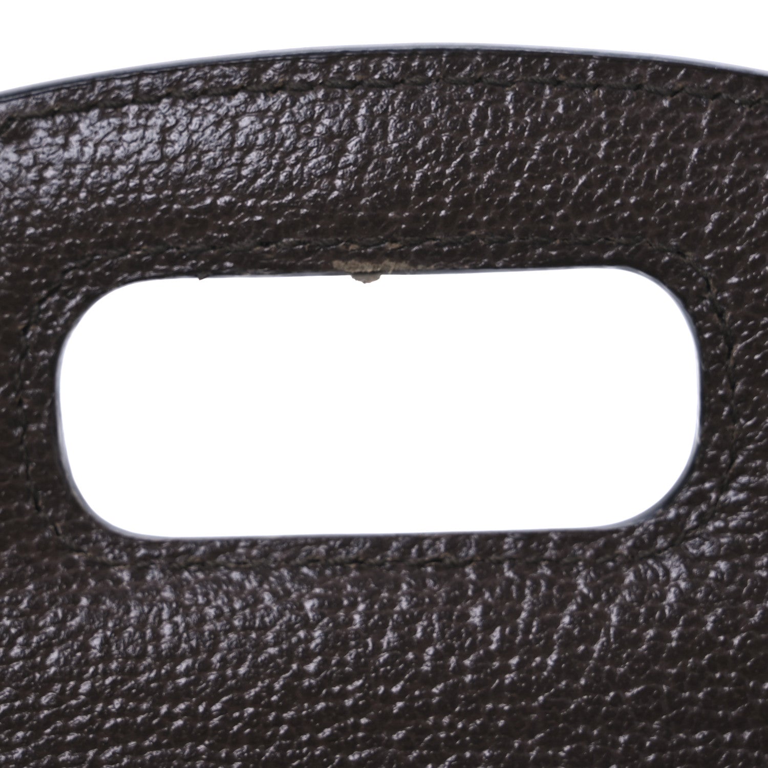 Gucci Monogram Jumbo GG Textured Dollar Calfskin Web Mini Bamboo 1947 Top Handle Bag Camel Ebony New Acero 11 of 11