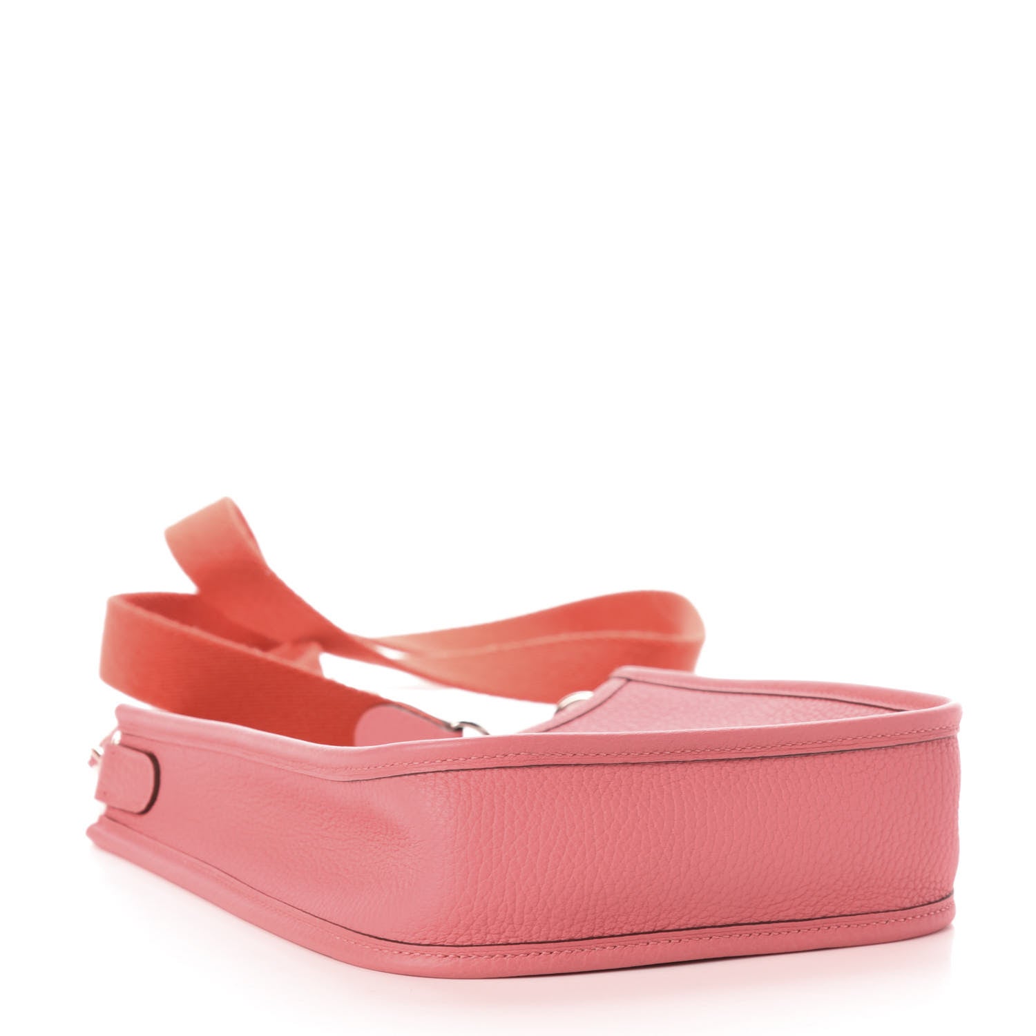 Hermes Taurillon Clemence Amazone Evelyne TPM Rose Azalee Rouge Pivoine 4 of 11