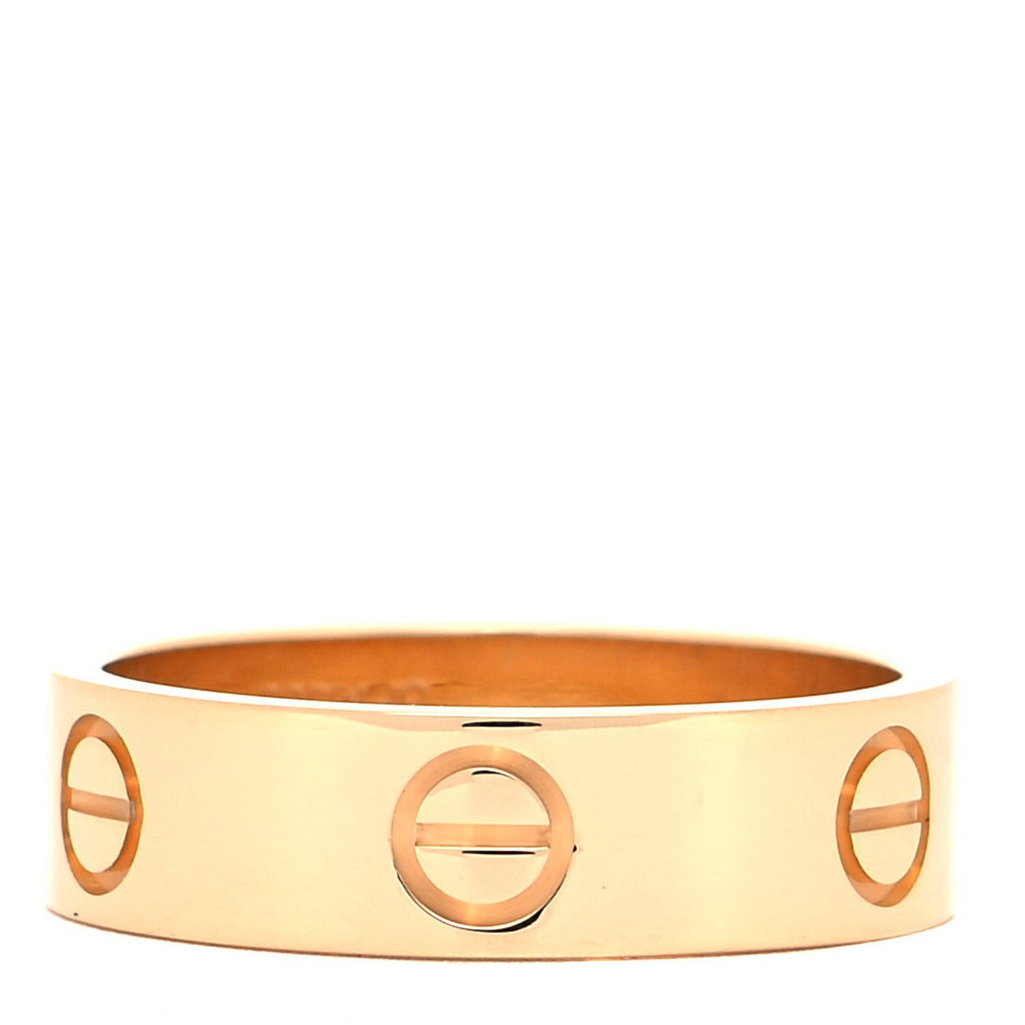 18K Yellow Gold 5.5mm LOVE Ring 55 7.25
