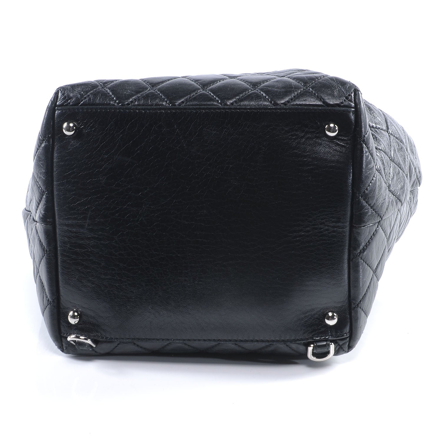 Chanel Lambskin Quilted Beijing Backpack Bag Black 4 of 7