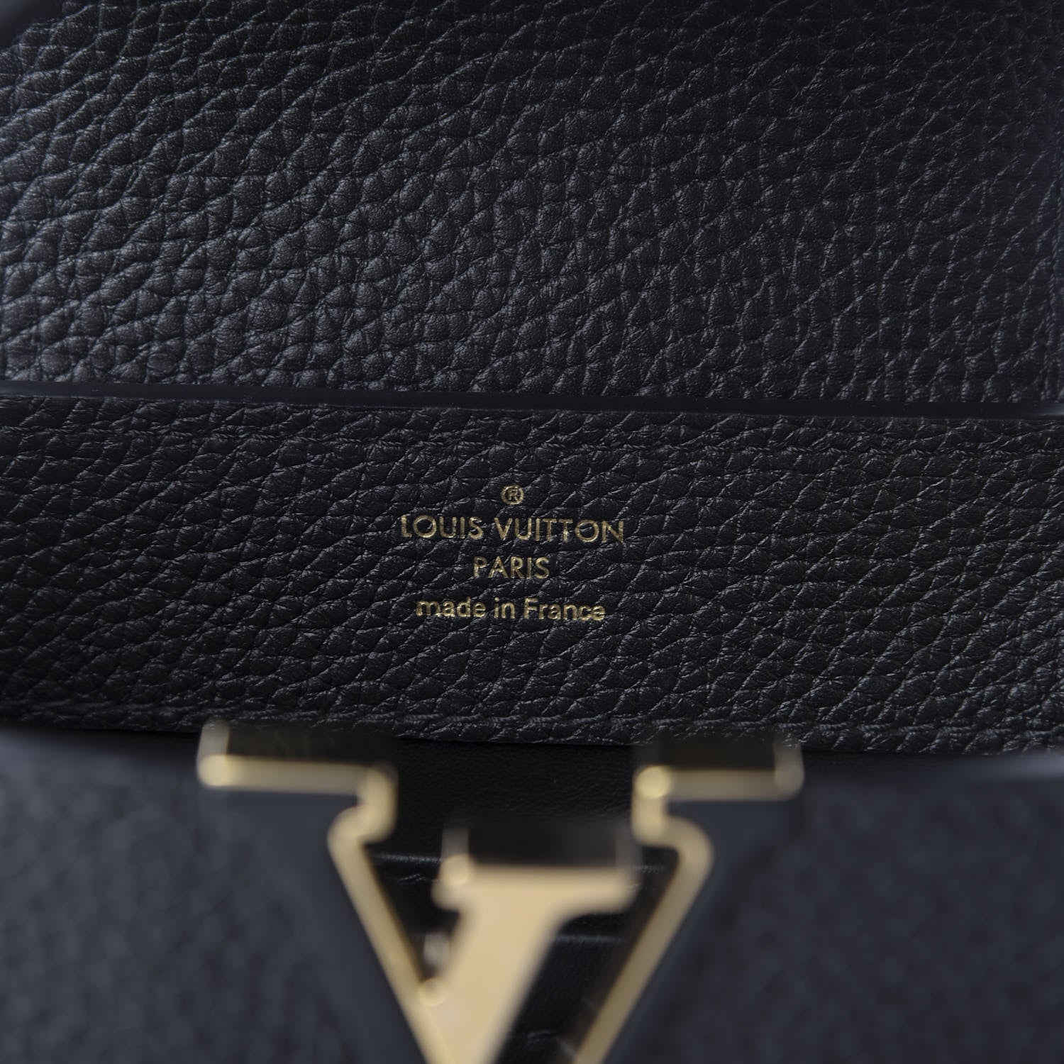 Louis Vuitton Taurillon Mini Capucines Black 8 of 8