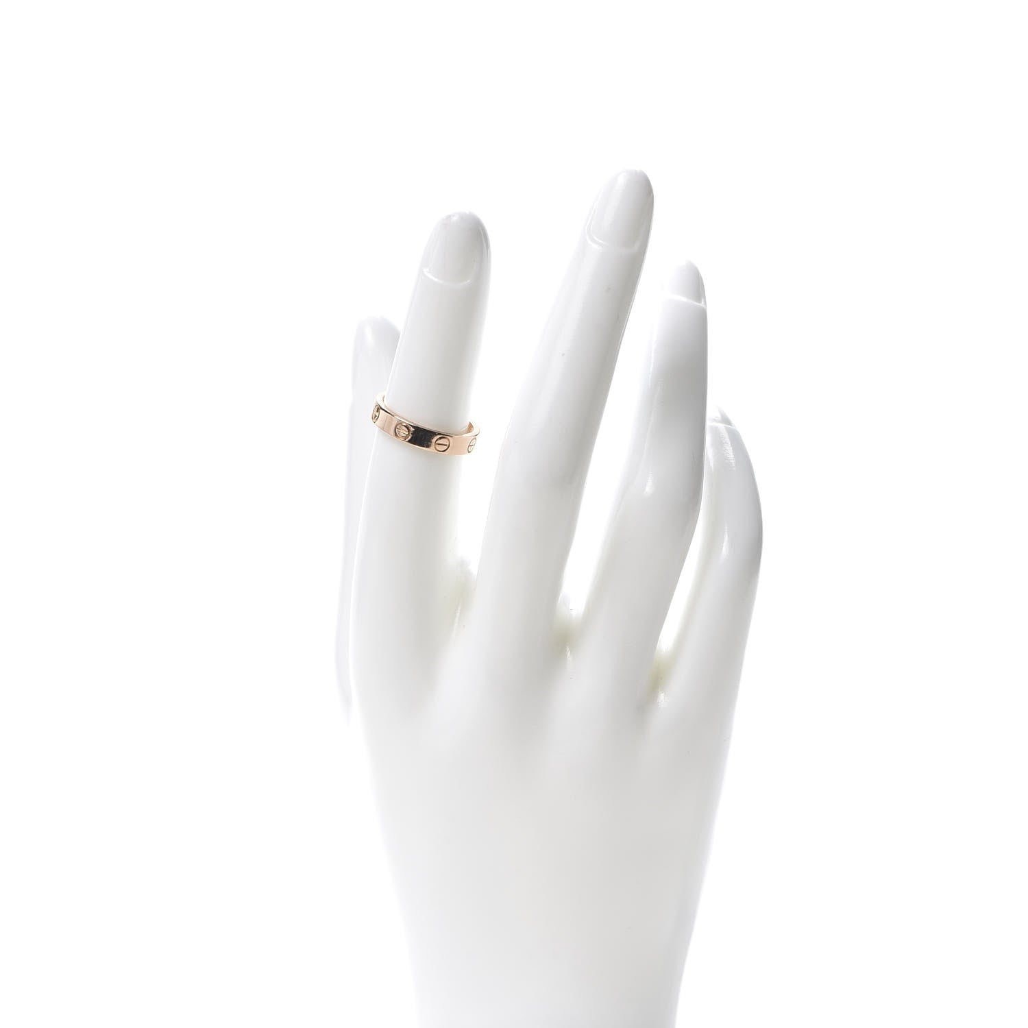 Cartier 18K Pink Gold 3.5mm LOVE Wedding Band Ring 50 5.25 2 of 4
