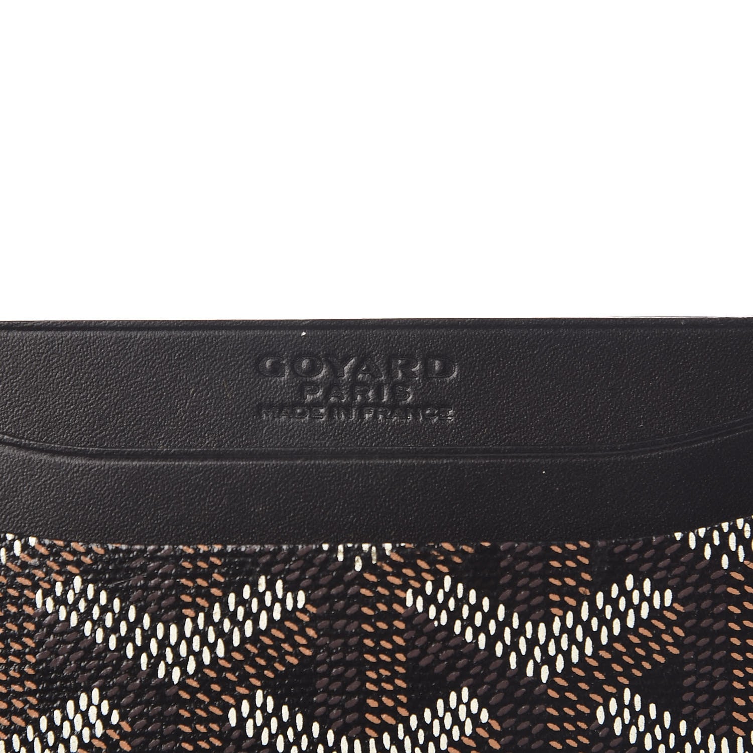 Goyard Goyardine Saint Sulpice Card Holder Black 6 of 7