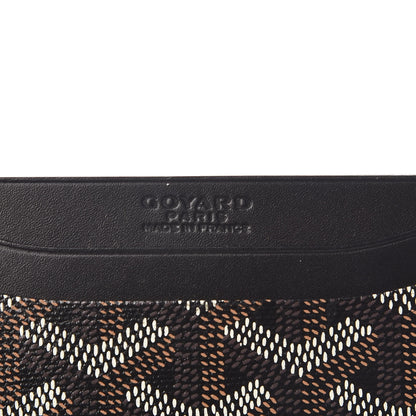 Goyard Goyardine Saint Sulpice Card Holder Black 6 of 7