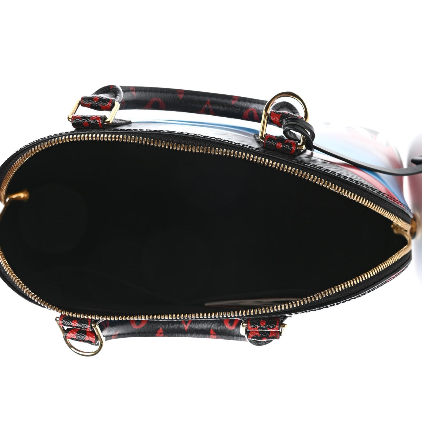 Epi Damier Race Alma PM Black Rouge