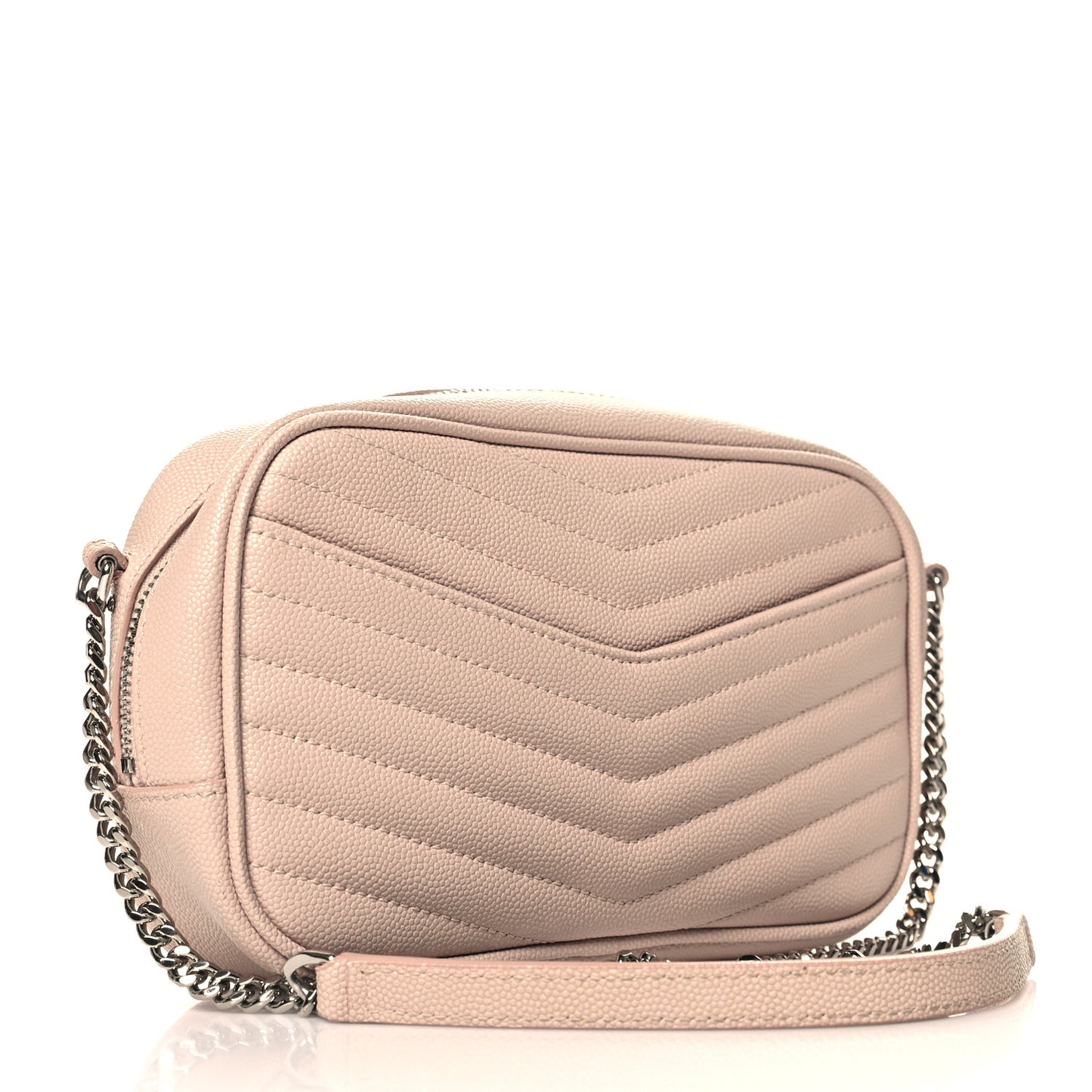 Grain De Poudre Matelasse Monogram Mini Lou Camera Bag Marble Pink
