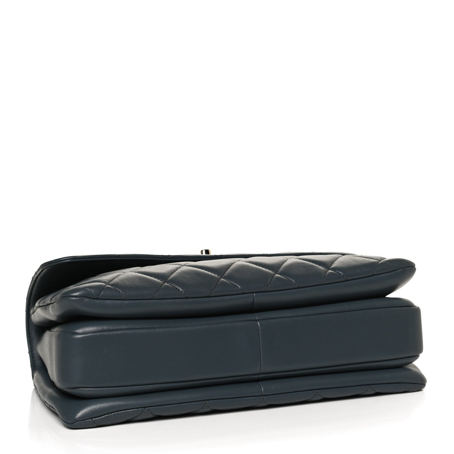 Chanel Lambskin Quilted Medium Trendy CC Flap Dual Handle Bag Blue 3 of 10