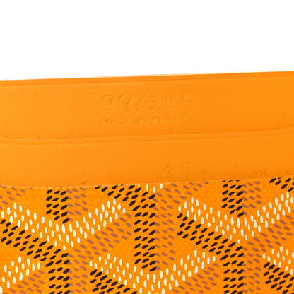 Goyard Goyardine Saint Sulpice Card Holder Yellow 6 of 7