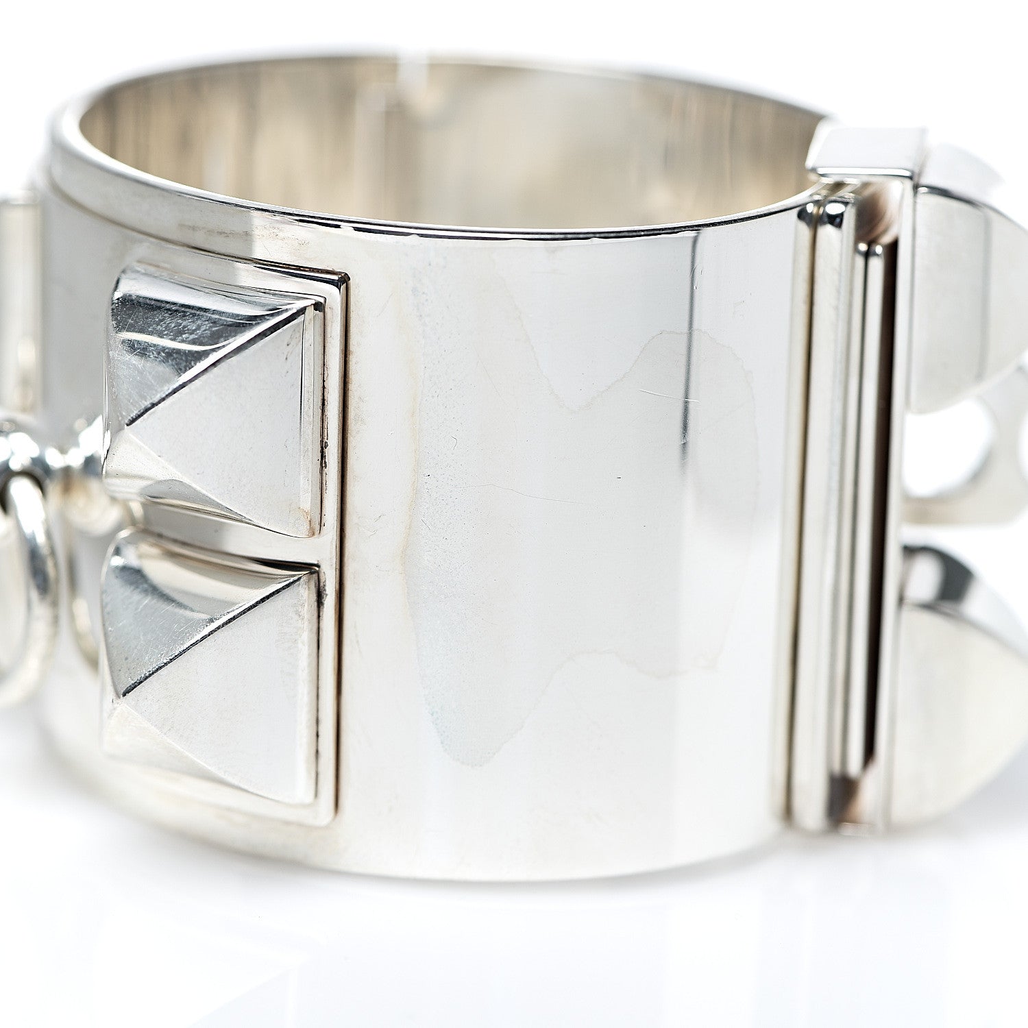 Hermes Sterling Silver Collier De Chien Bracelet SH 6 of 6