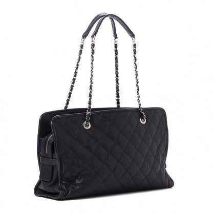 Chanel Caviar Quilted French Riviera Tote Black 2 of 9